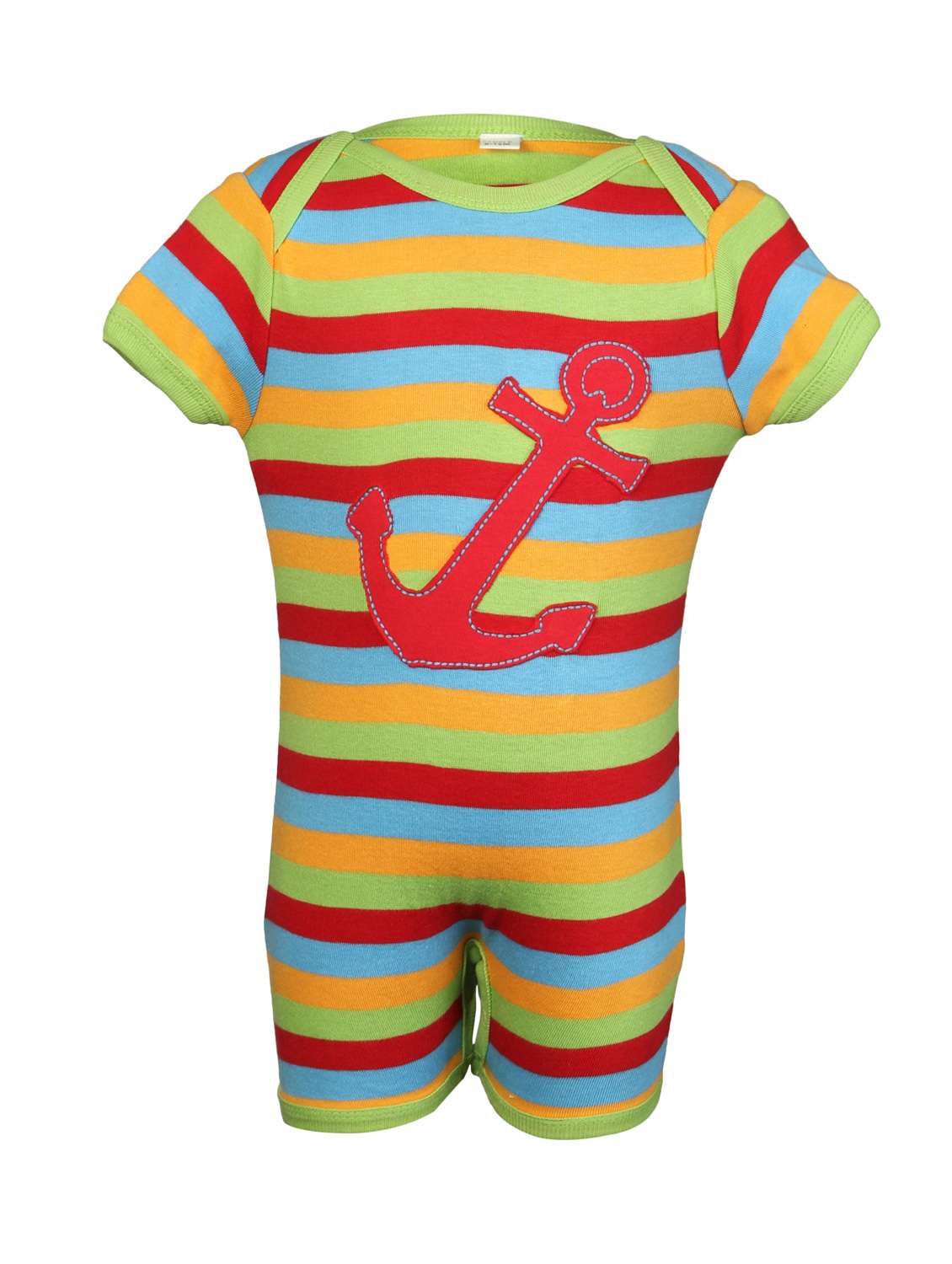 multi colored cotton romper