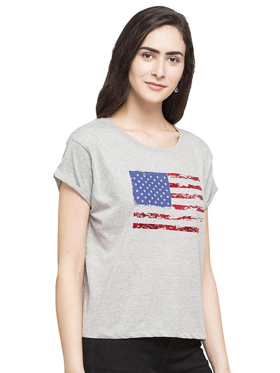 grey cotton tee - 14719782 - Standard Image - 1