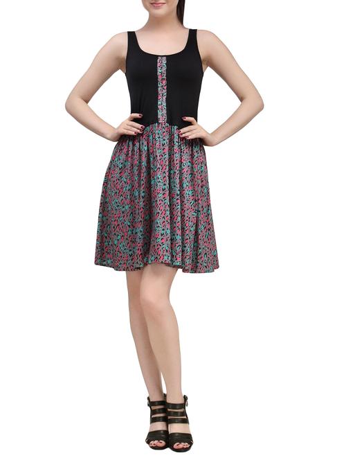 women's fit & flare paisley dress - 14719855 -  Standard Image - 0