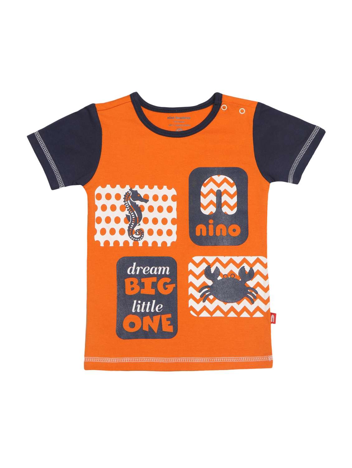 round neck graphic print t-shirt