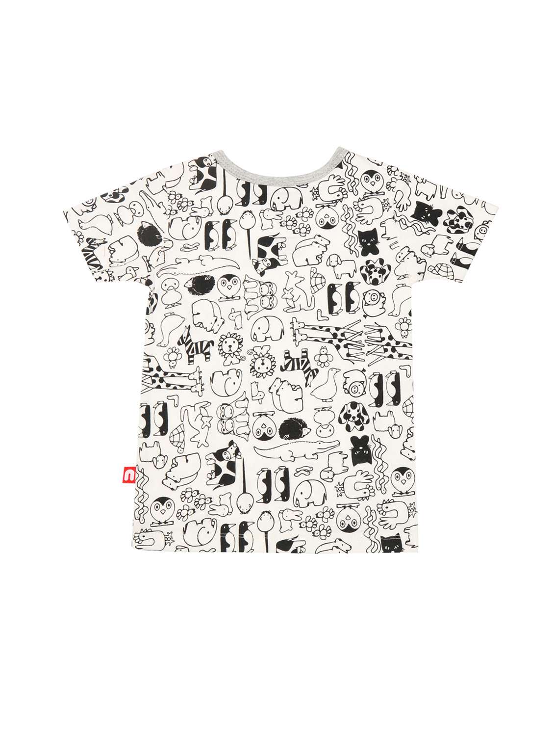 round neck quirky print t-shirt - 14720665 - Standard Image - 1