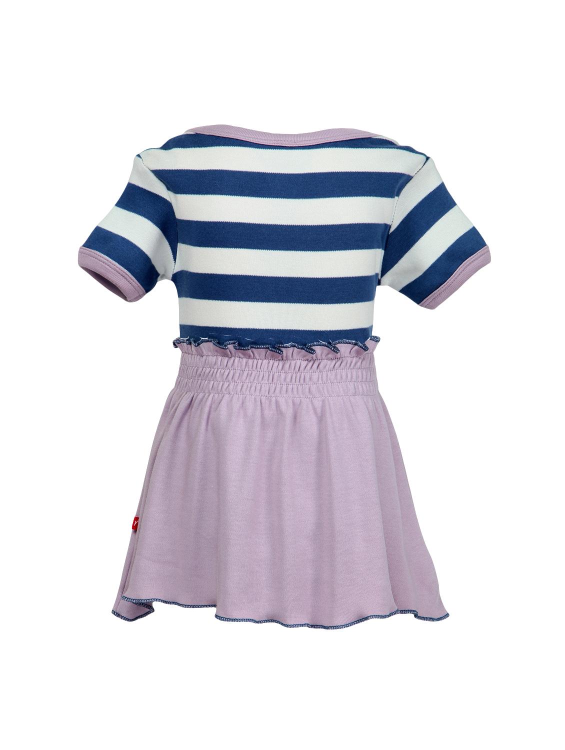 girls round neck short sleeves frock - 14720728 - Standard Image - 1