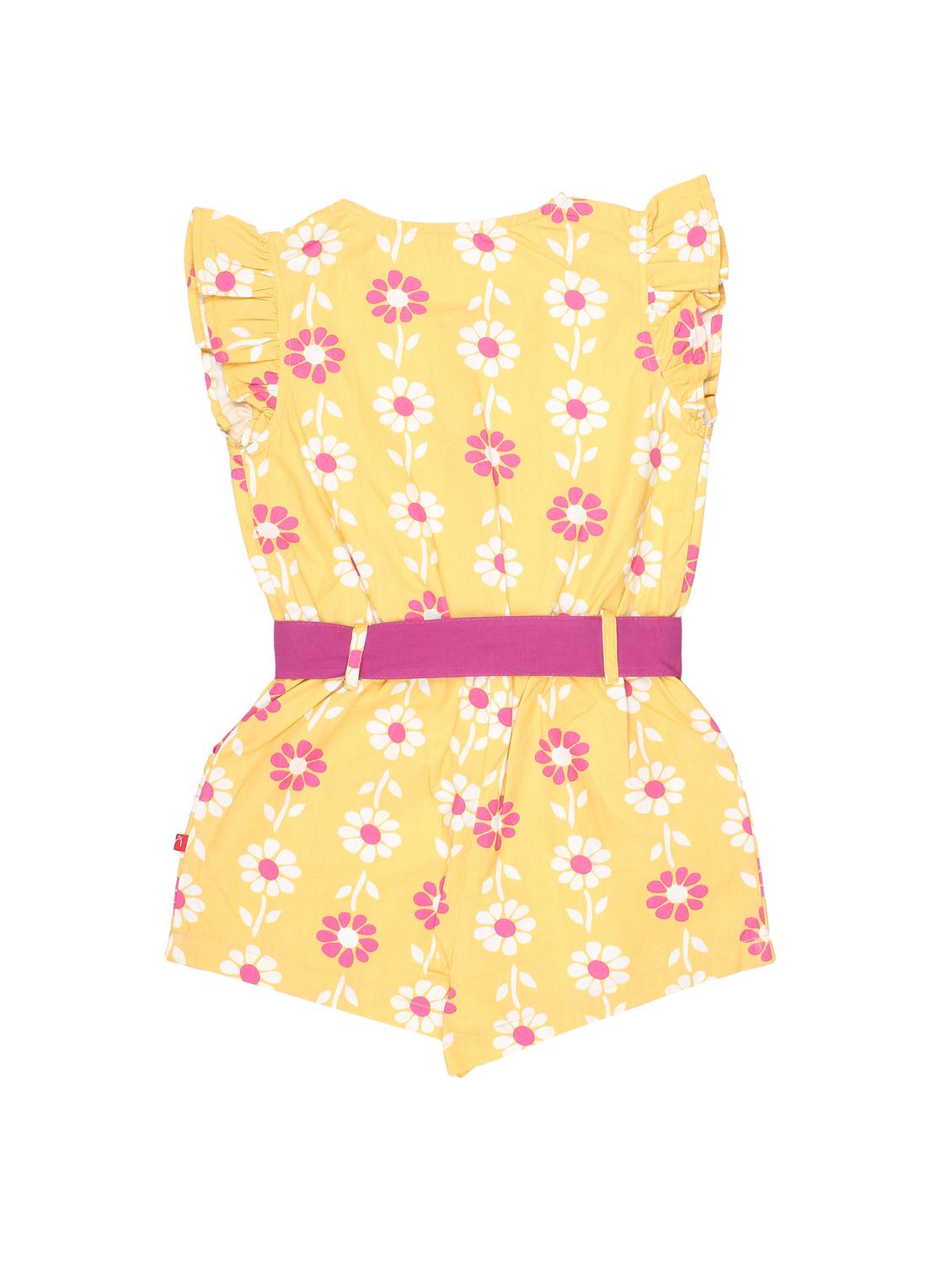 yellow cotton playsuit - 14720746 - Standard Image - 1