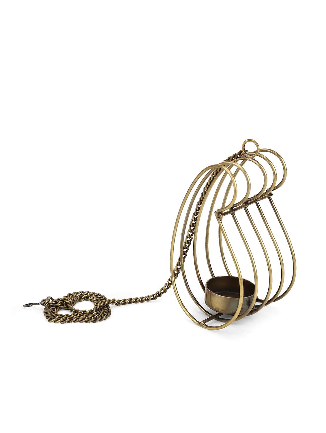 metallic hanging tea light - 14720852 - Zoom Image - 0