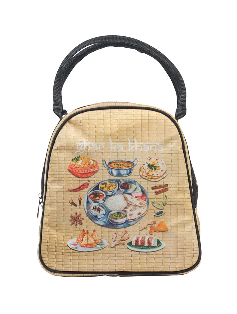 beige canvas regular handbag - 14721099 -  Zoom Image - 0