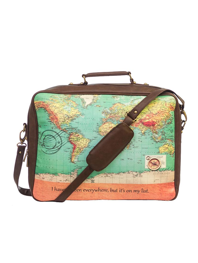 multi colored leatherette luggage - 14721100 - Zoom Image - 0