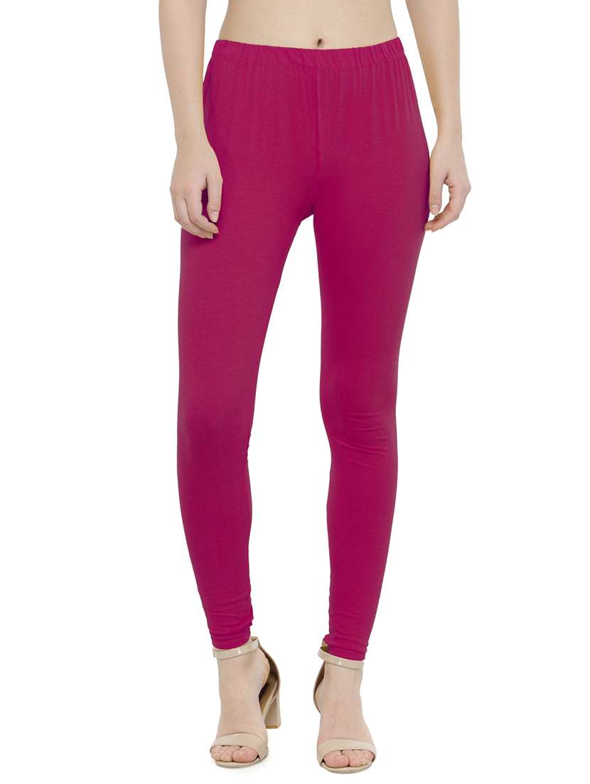 purple solid legging