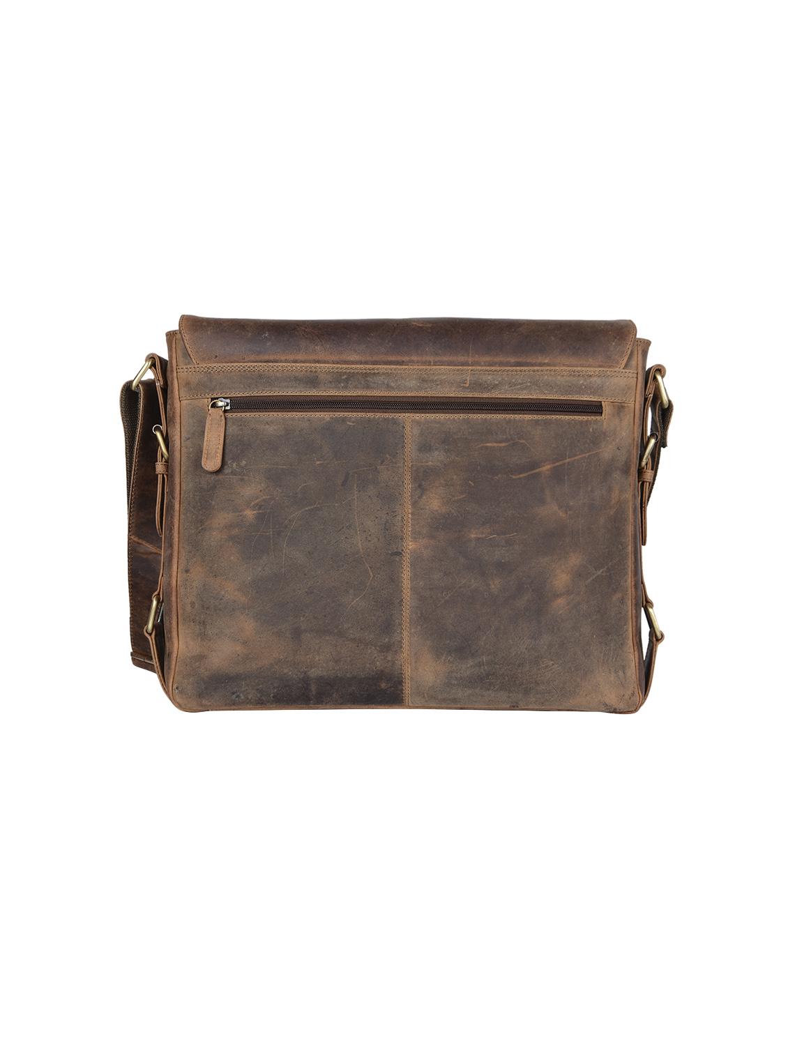 tan leather messenger bag - 14722619 -  Standard Image - 1