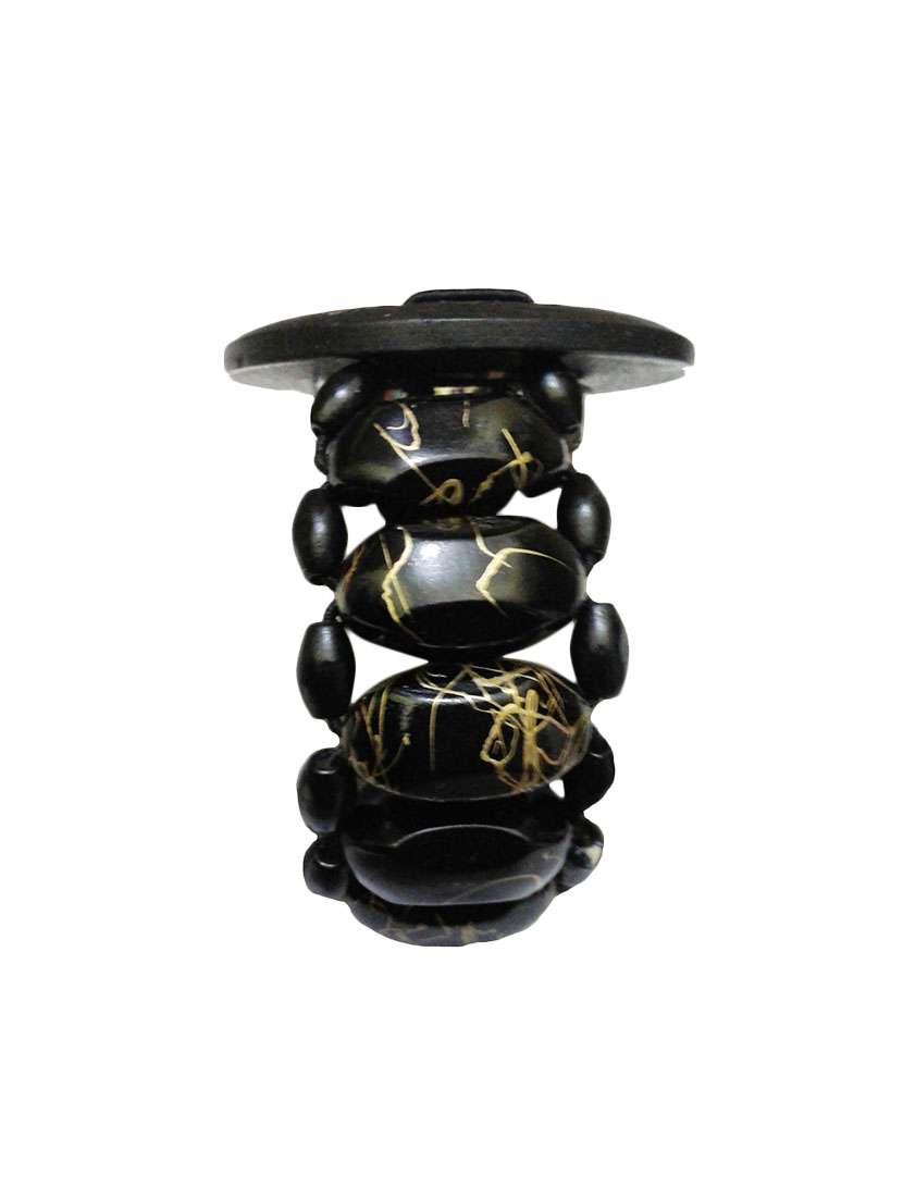 ashion black colour beaded bracelet watch - 713.5 - 14728279 -  Standard Image - 1