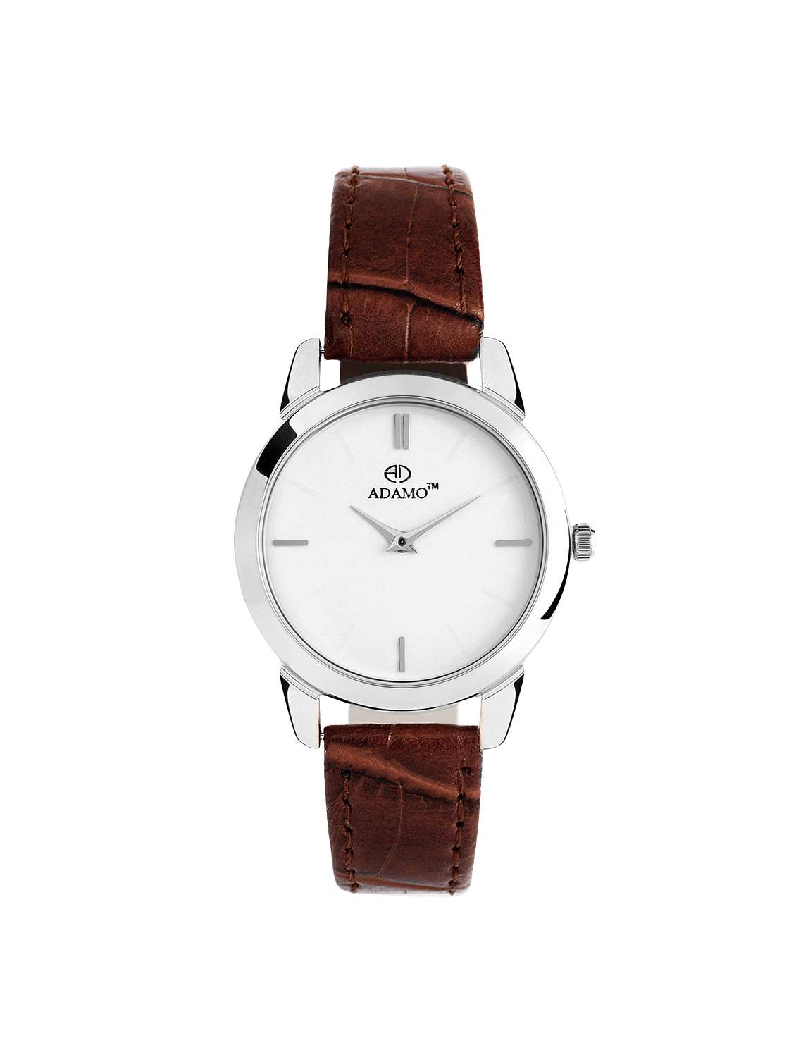 adamo slim women's wrist watch ad72br01