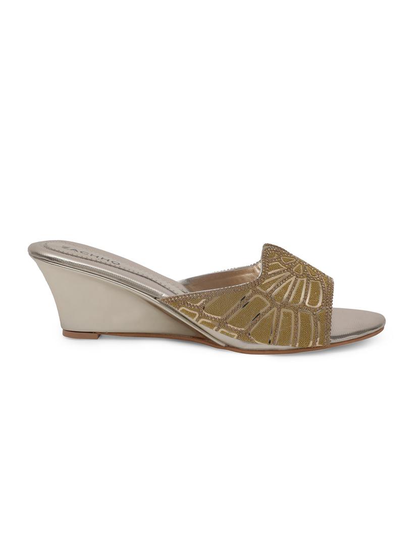 zachho gold mild miller women's wedges - 14732075 - Standard Image - 1