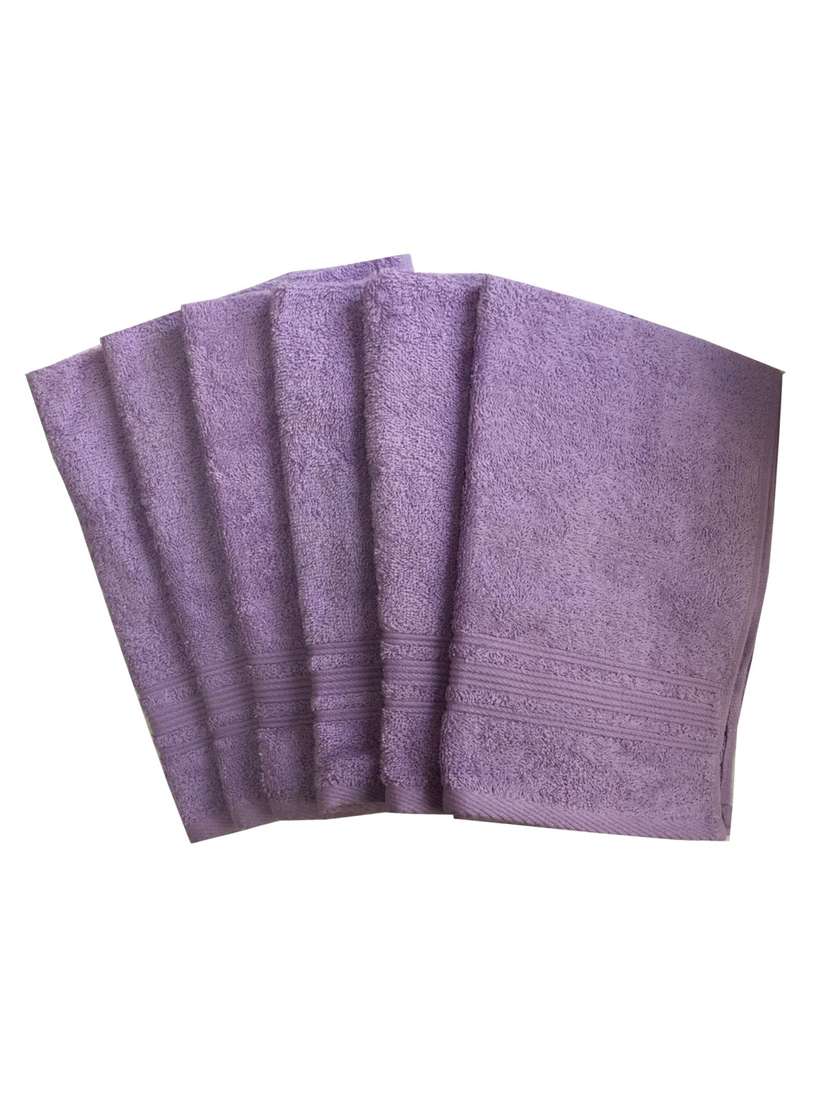 set of 6 super soft and fluffy hand towels