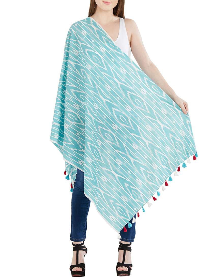women's ikat print stole - 14741888 -  Standard Image - 1