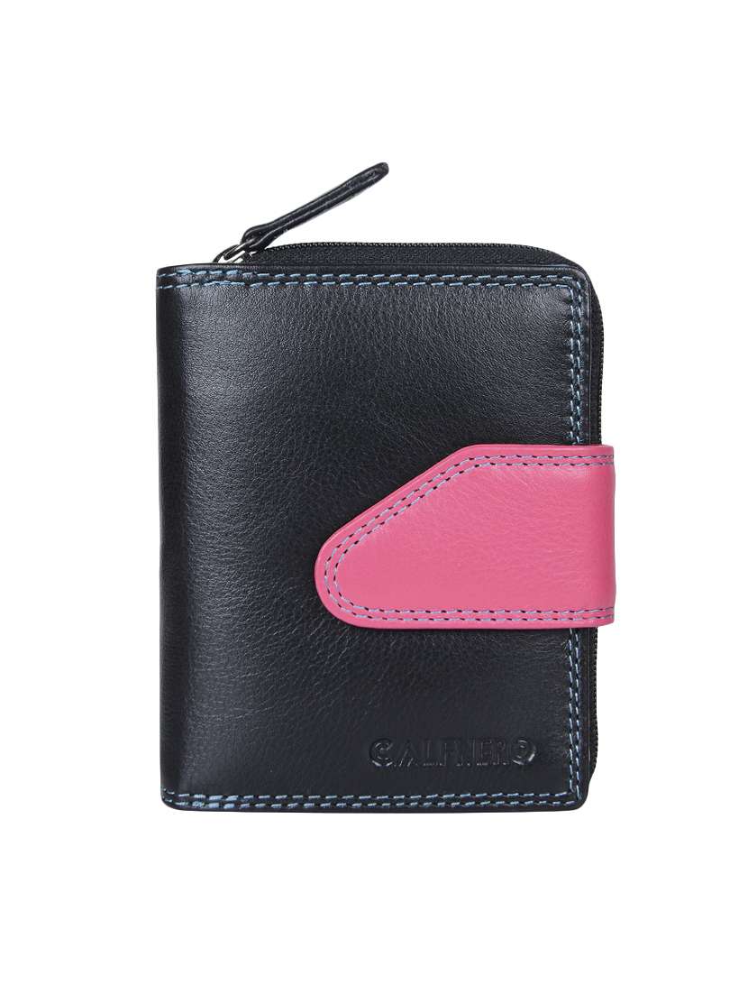 black leather wallet