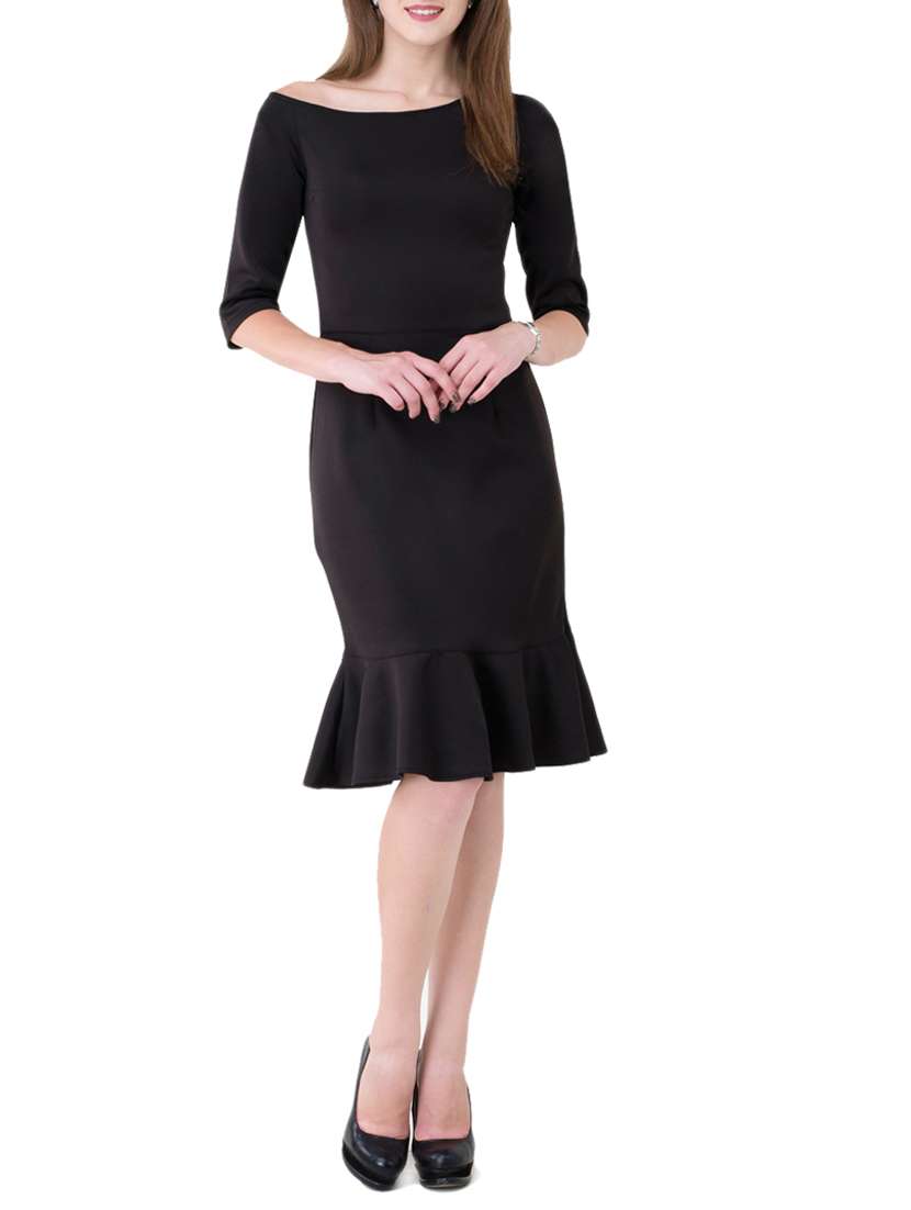 women's tiered dress solid dress - 14743141 - Zoom Image - 0