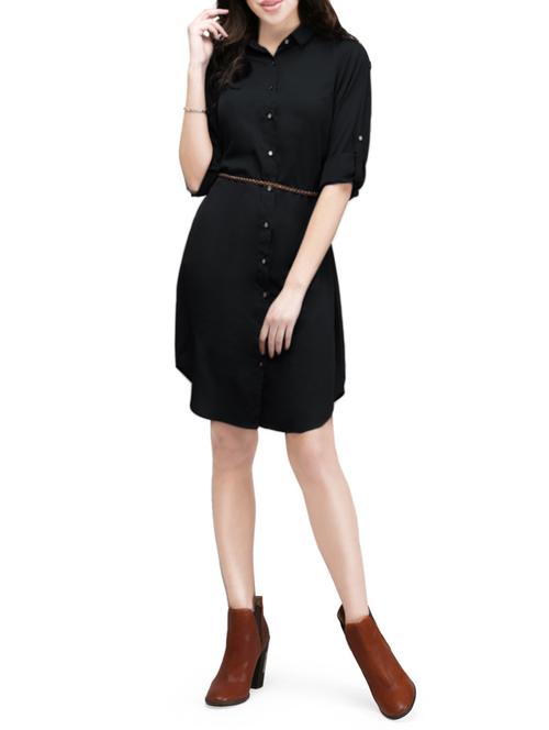 women's shirt solid dress - 14743142 -  Standard Image - 0