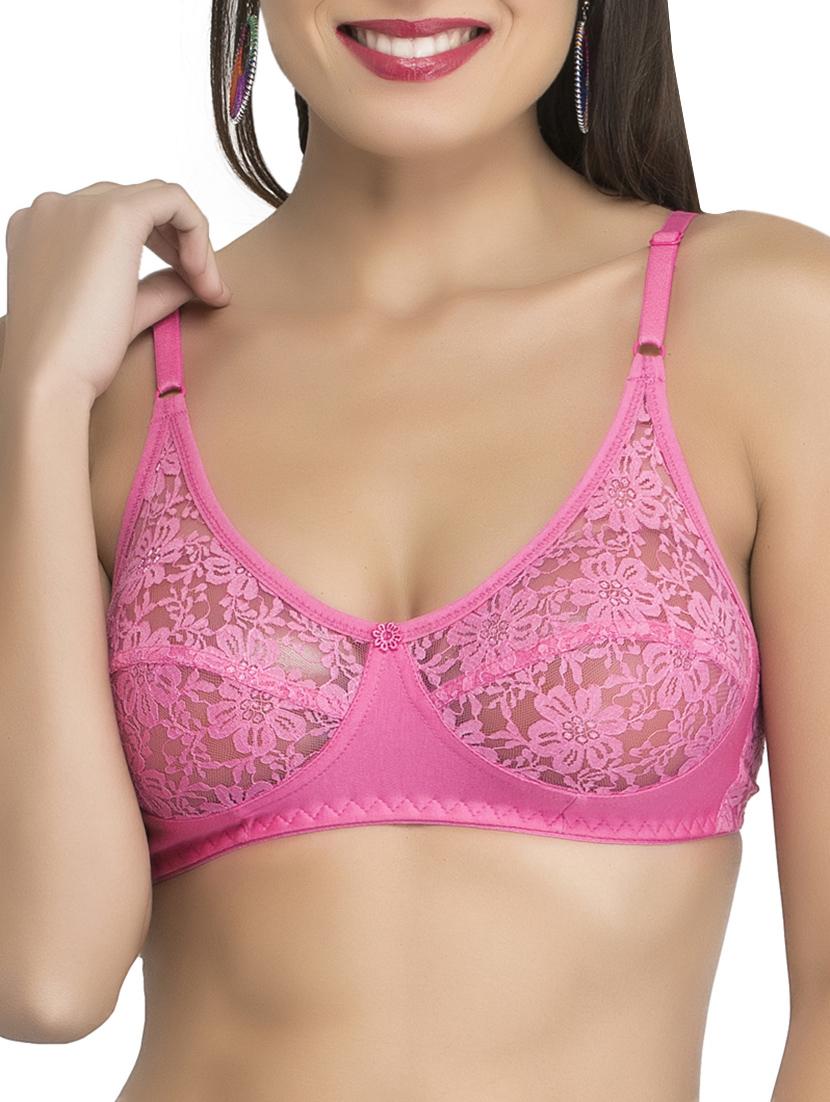 set of 3 floral lace minimizer bra - 14750986 -  Standard Image - 1