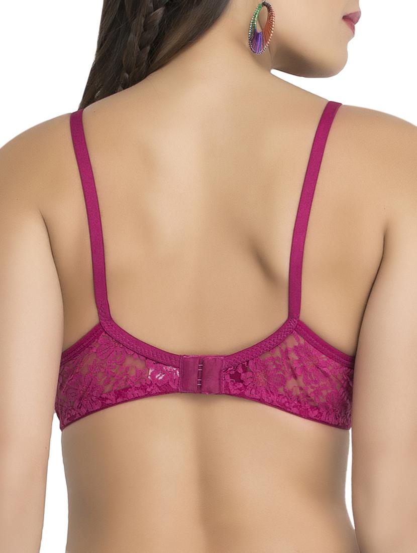 set of 3 floral lace minimizer bra - 14750997 -  Standard Image - 4