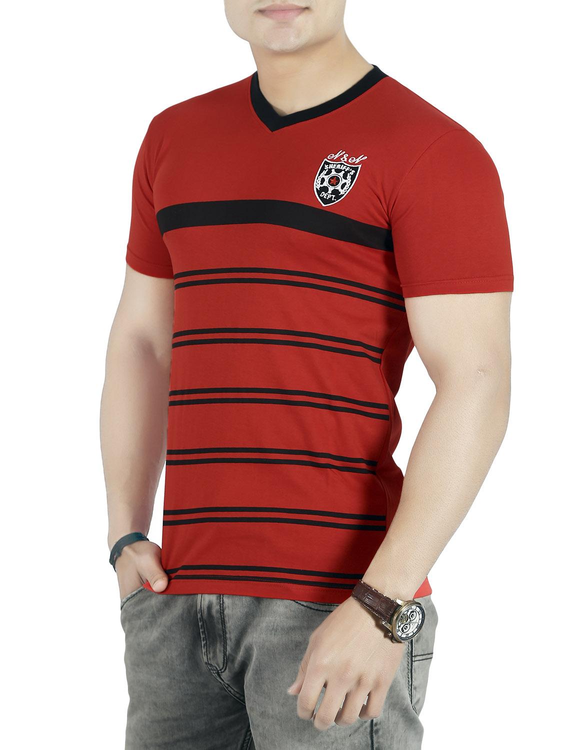 red cotton t-shirt - 14755966 -  Standard Image - 1