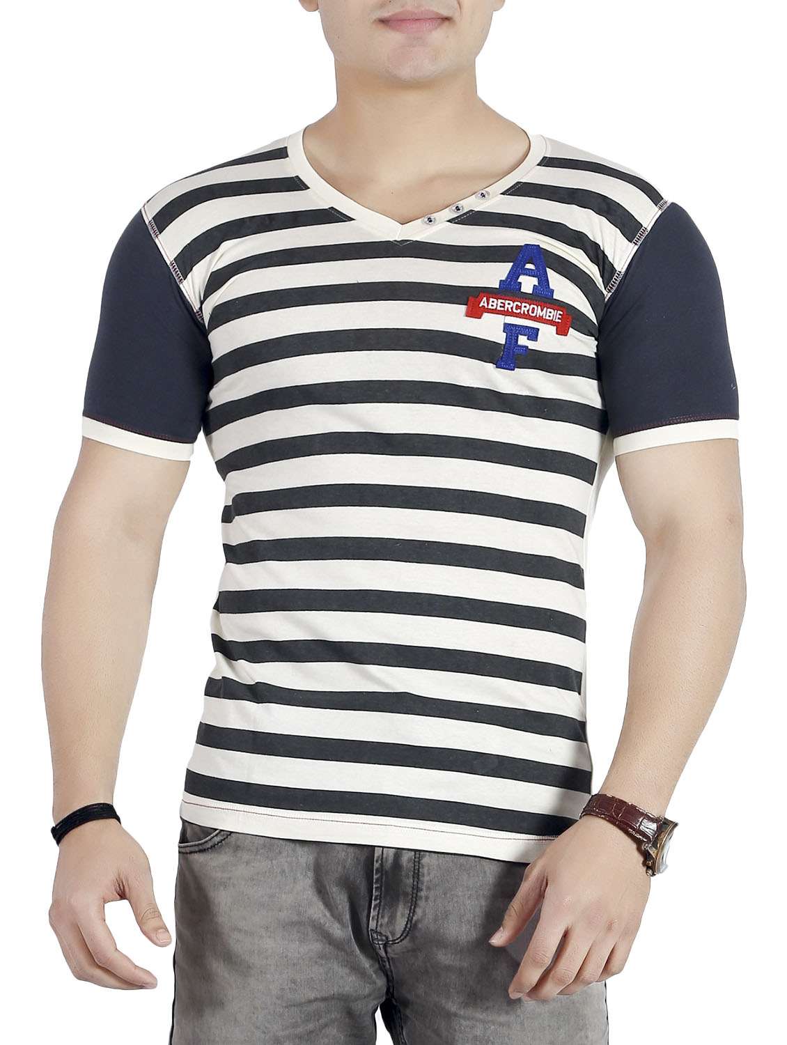 beige cotton t-shirt