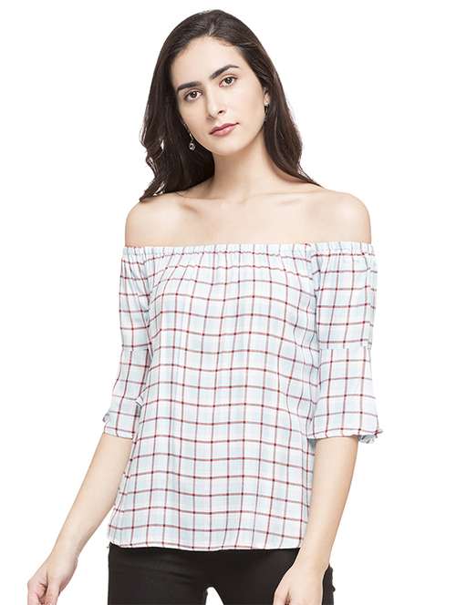 women's straight off shoulder top - 14758098 - Standard Image - 0