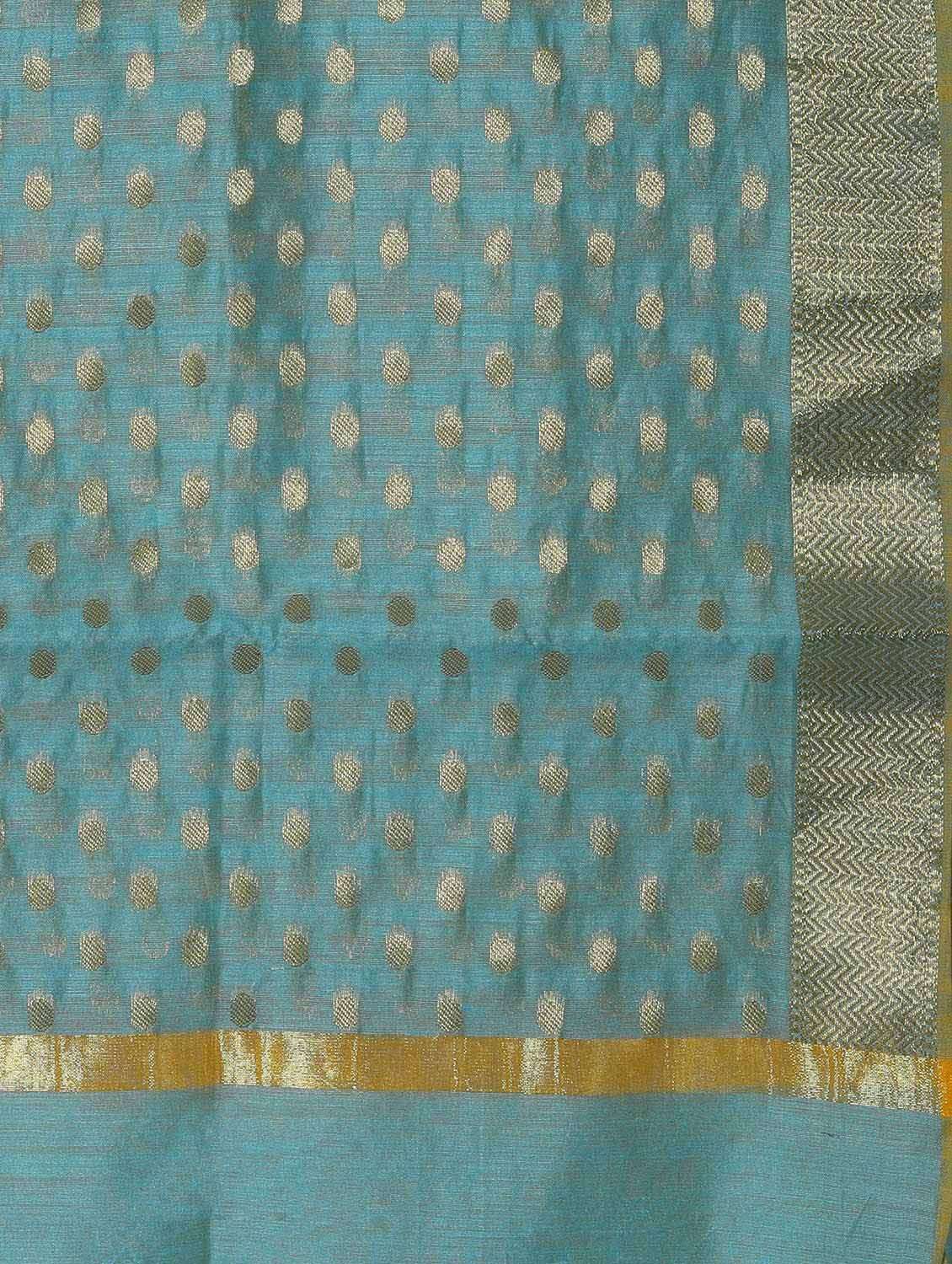 sku blue chanderi dupatta - 14761263 -  Standard Image - 1