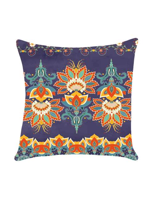 digital printed cushion cover with flower design - 14766365 -  Standard Image - 0