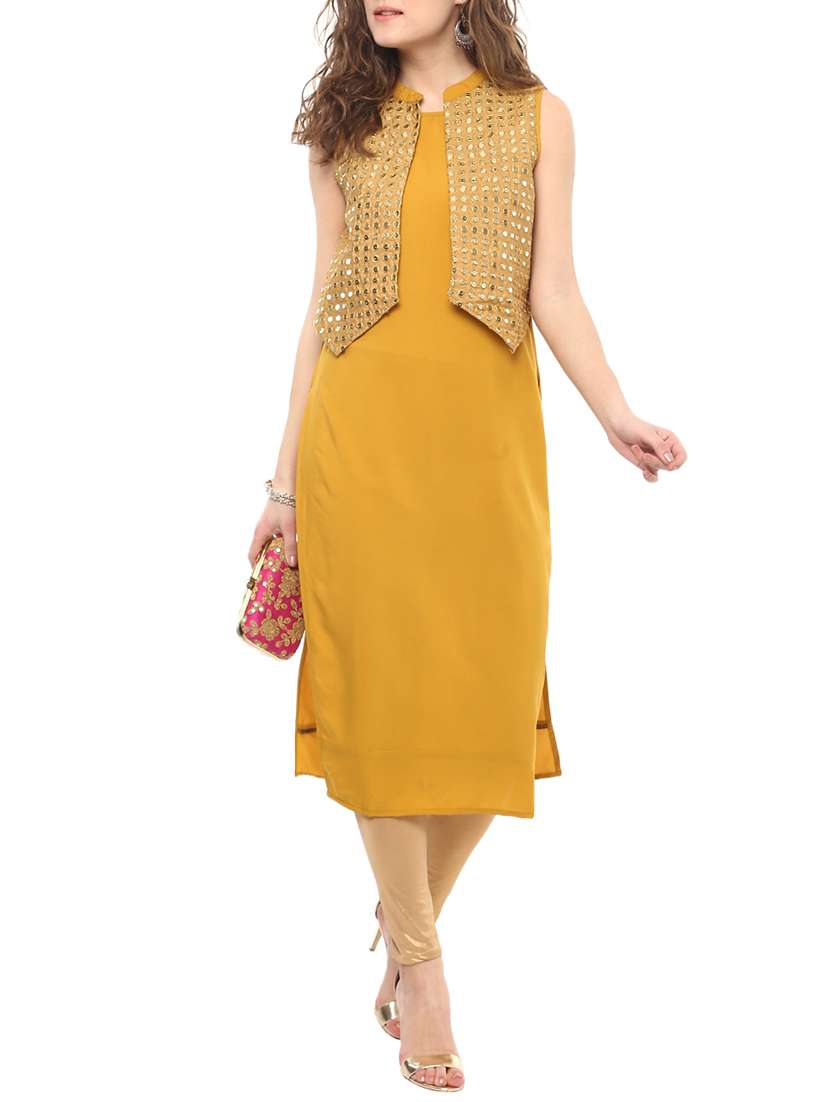 women's kurta with jacket kurta