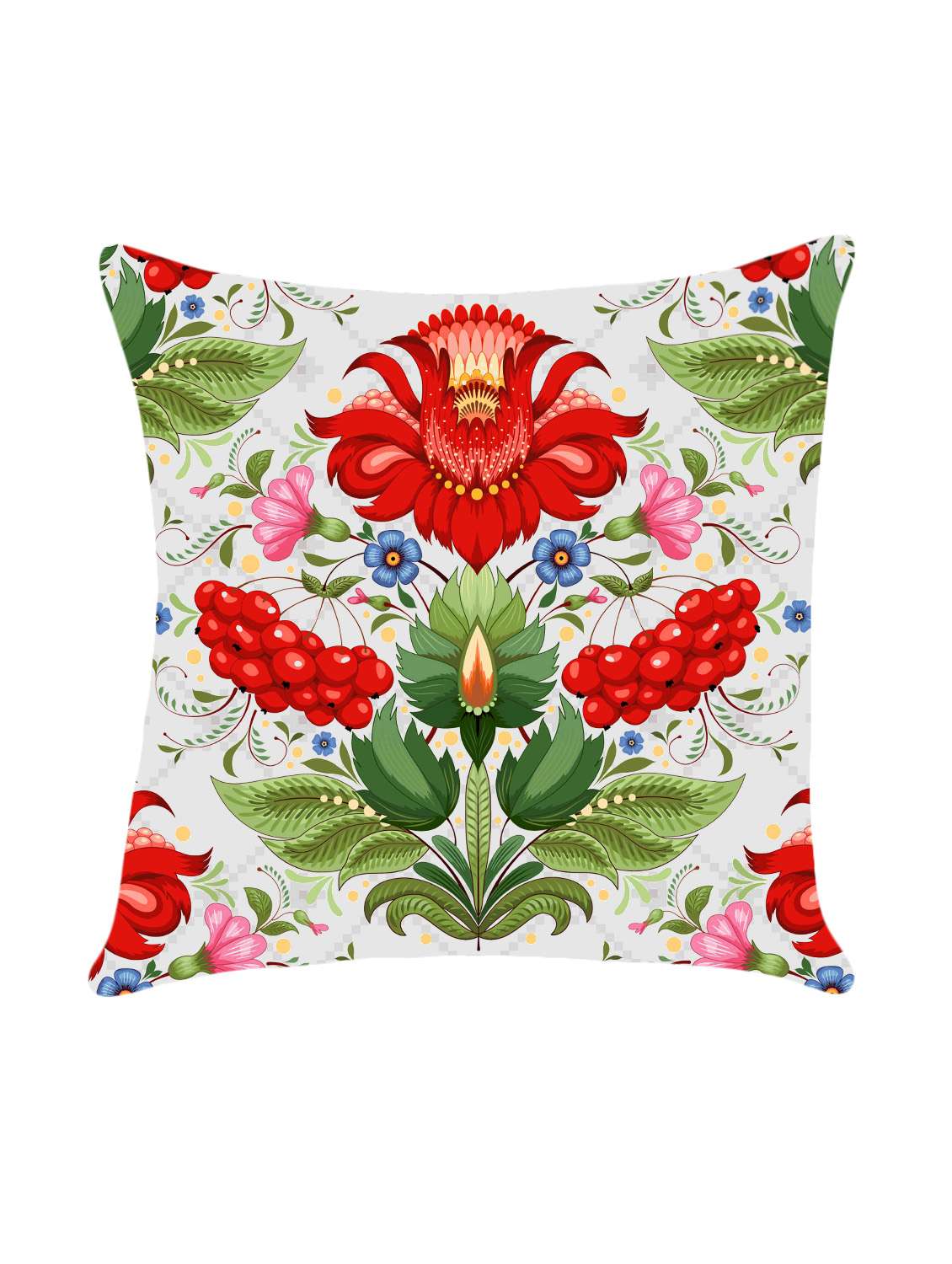 digital printed cushion cover with flower design - 14767540 - Zoom Image - 0