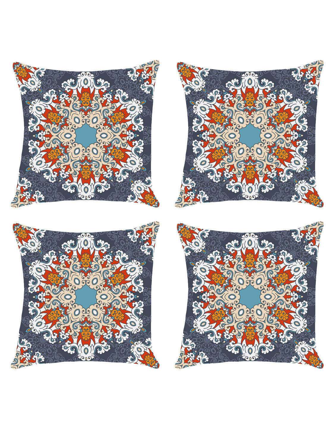 digital printed cushion covers set of 4