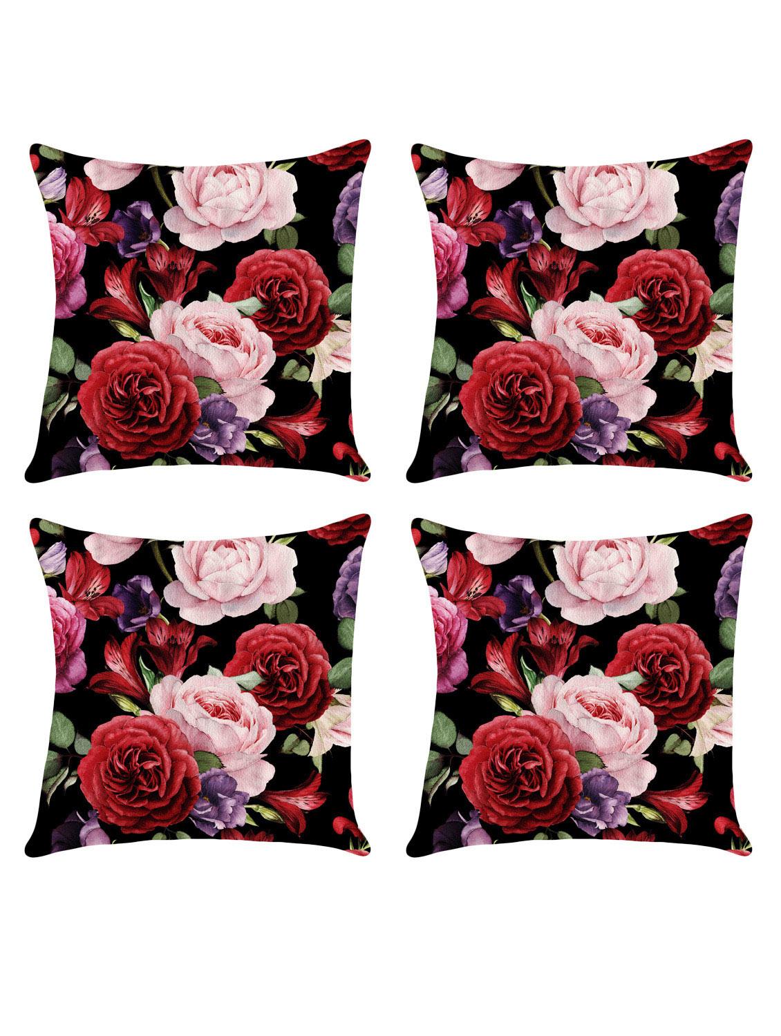 digital printed cushion covers set of 4