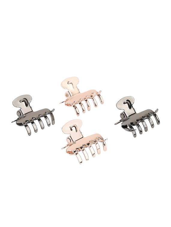 hair drama company metallic mini clamp for women and girls