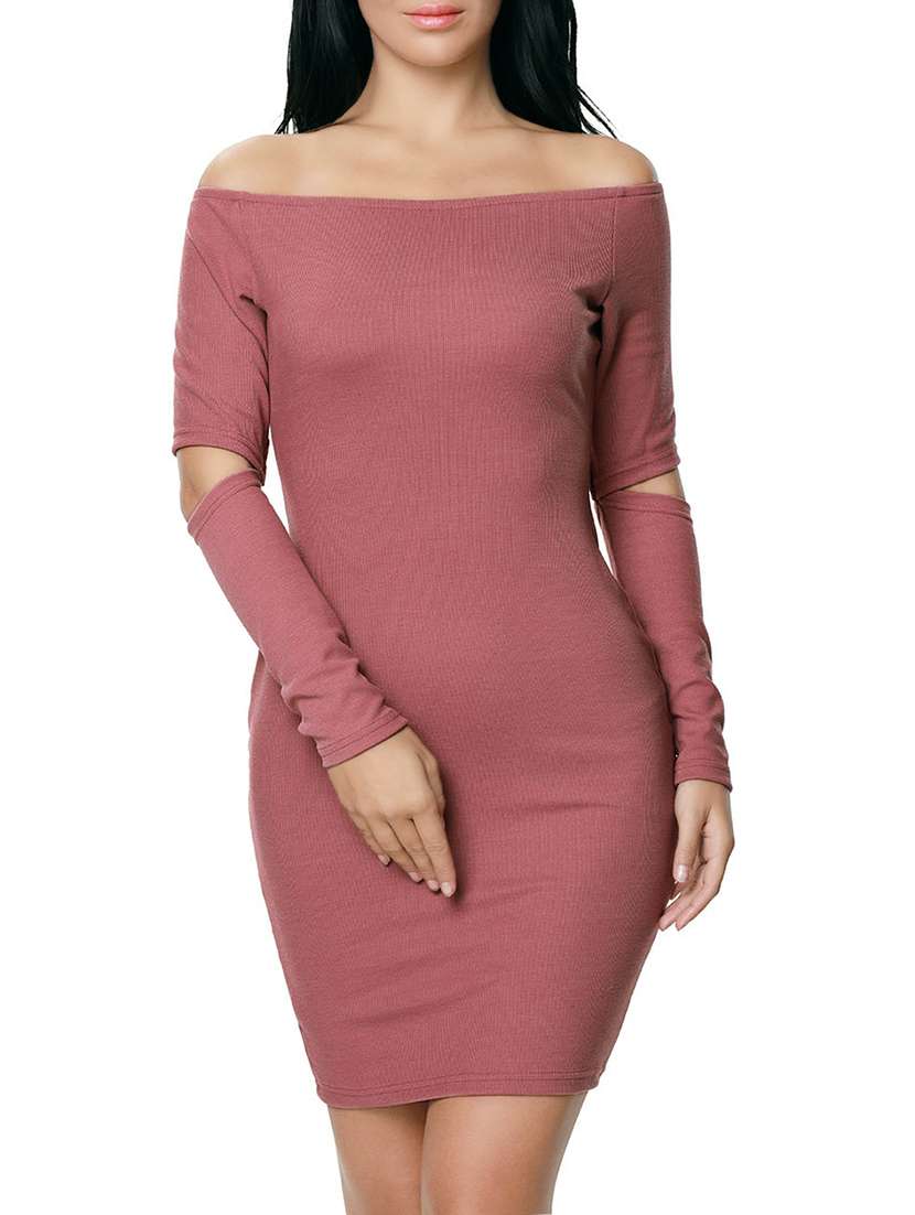 pink bodycon dress