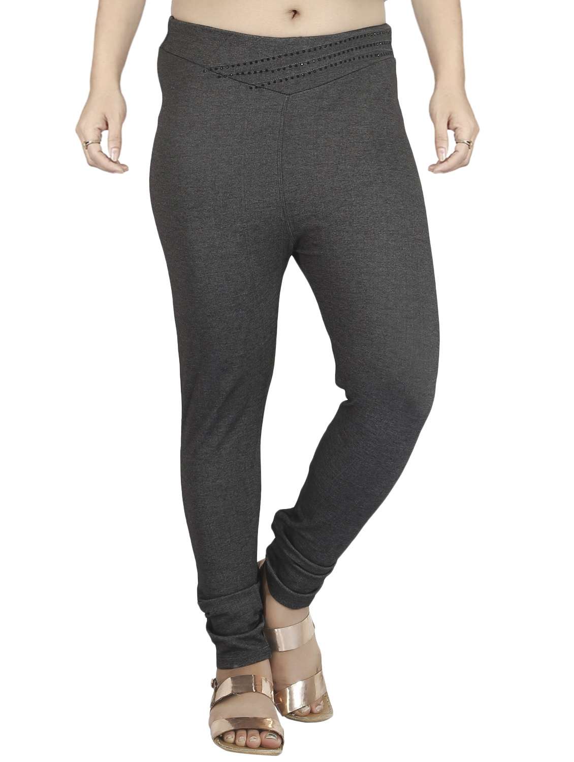 grey cotton jeggings