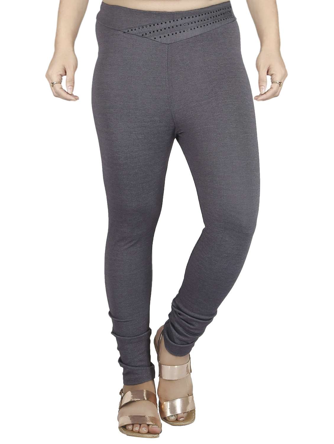 grey cotton jegging - 14771861 - Zoom Image - 0