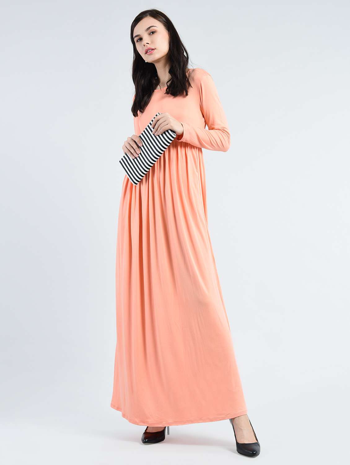 women's fit & flare solid dress - 14778475 -  Standard Image - 4