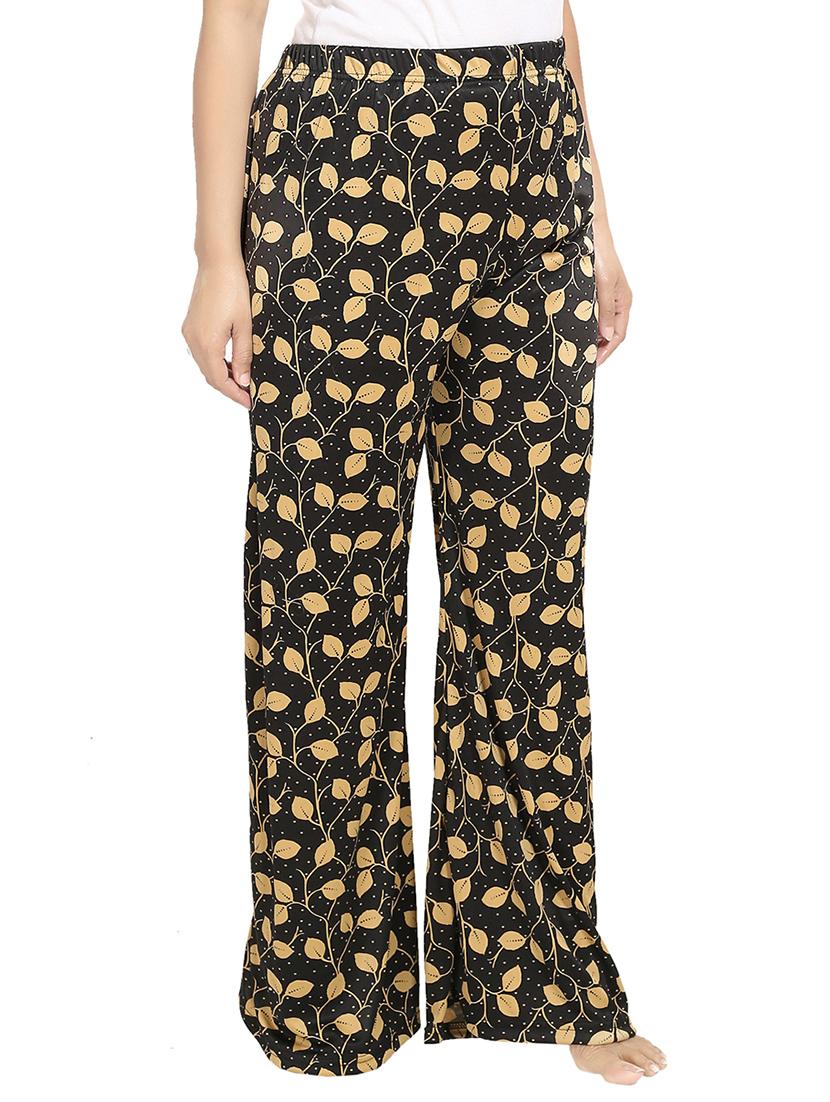 black printed pajama - 14779794 -  Standard Image - 1