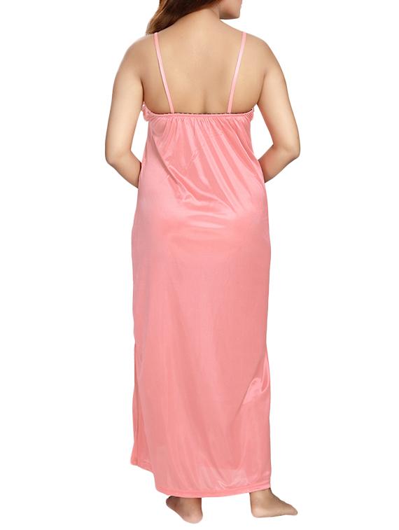 pink printed sleepwear robe set - 14779808 - Standard Image - 4