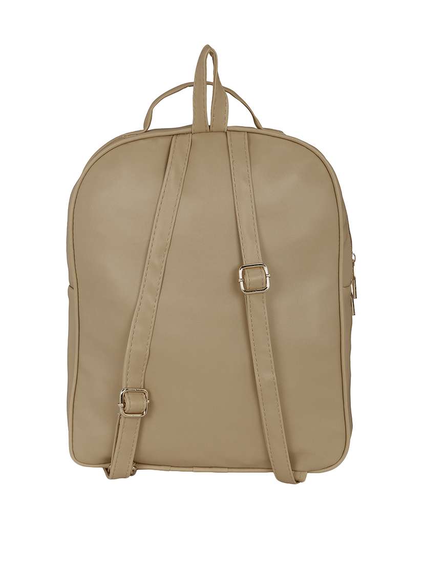 nude leatherette  regular backpack - 14782440 -  Standard Image - 1