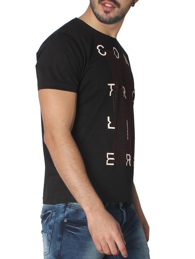 black cotton t-shirt - 14789556 - Standard Image - 1