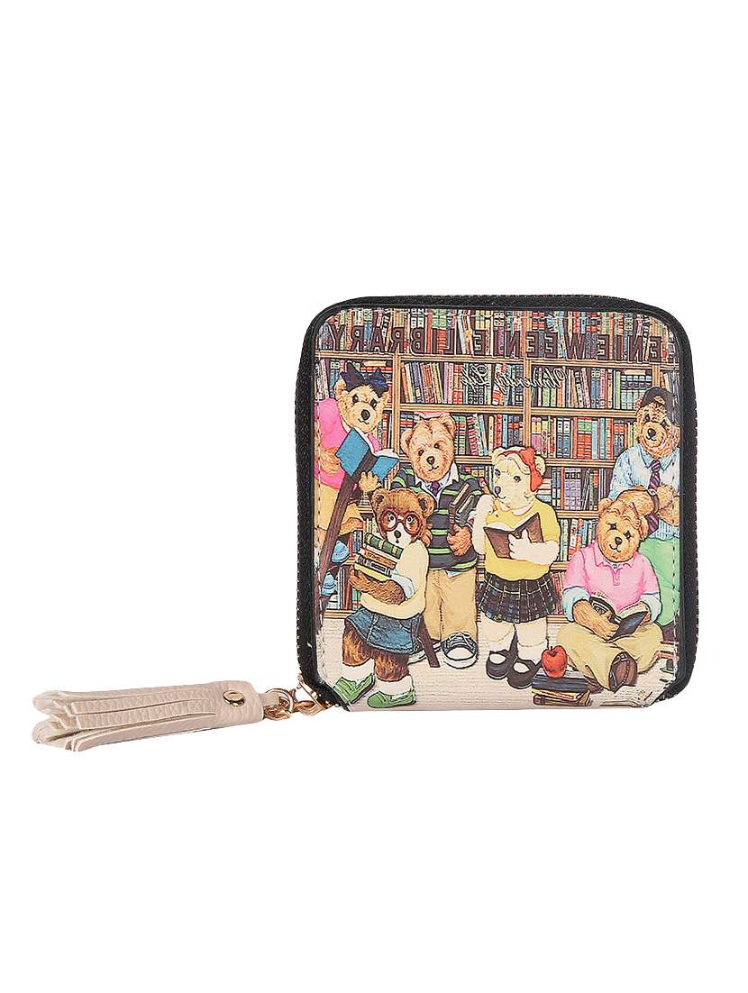 multi colored leatherette  wallet