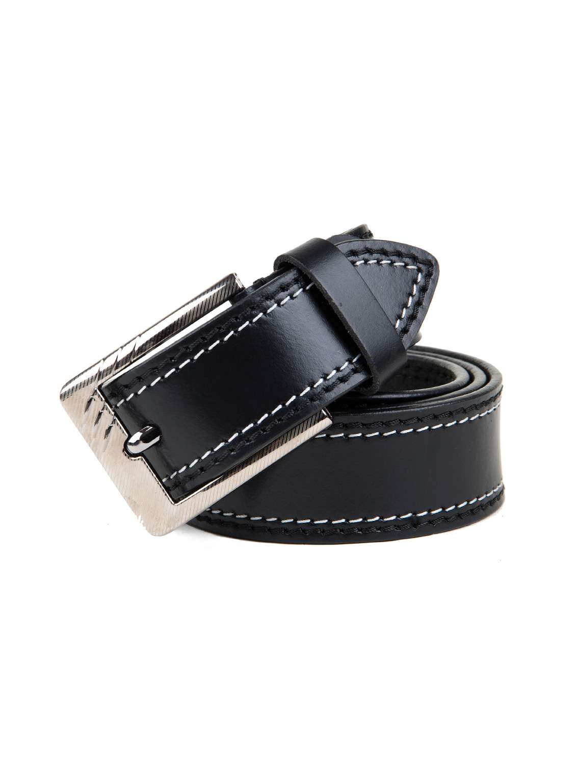 black leather belt - 14790323 -  Standard Image - 1