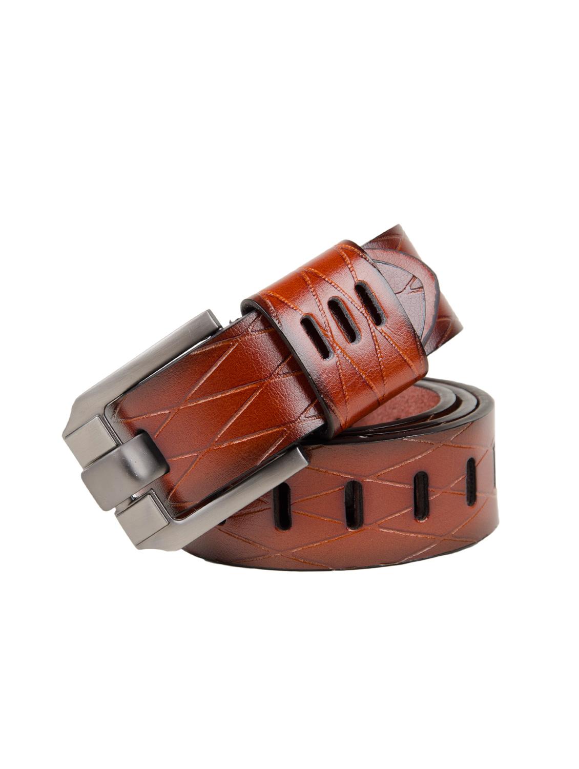 brown leather belt - 14790366 - Standard Image - 1