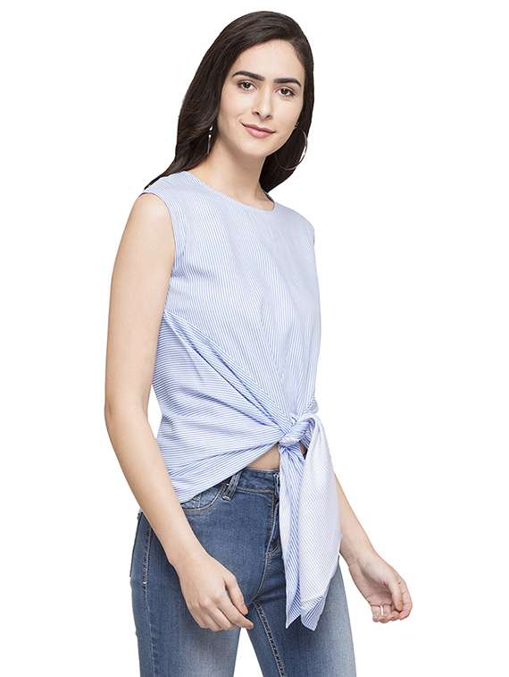 women's straight round neck top - 14791812 -  Standard Image - 1