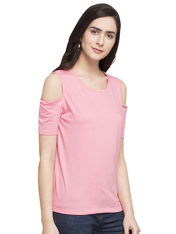 women's straight round neck top - 14791827 -  Standard Image - 1
