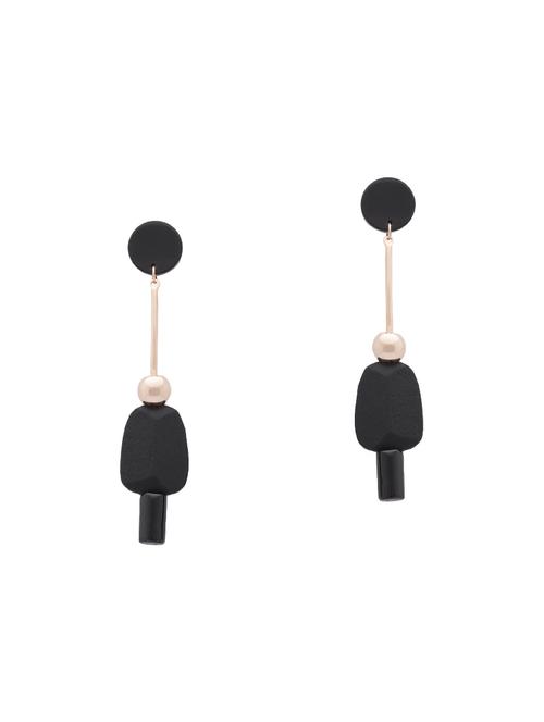 pink metal drop earrings - 14792257 - Standard Image - 0