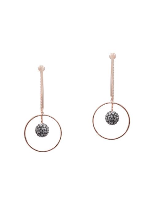 yellow metal drop earrings - 14792263 -  Standard Image - 0