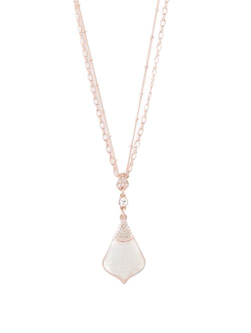 pink metal chain necklace - 14792322 - Standard Image - 0