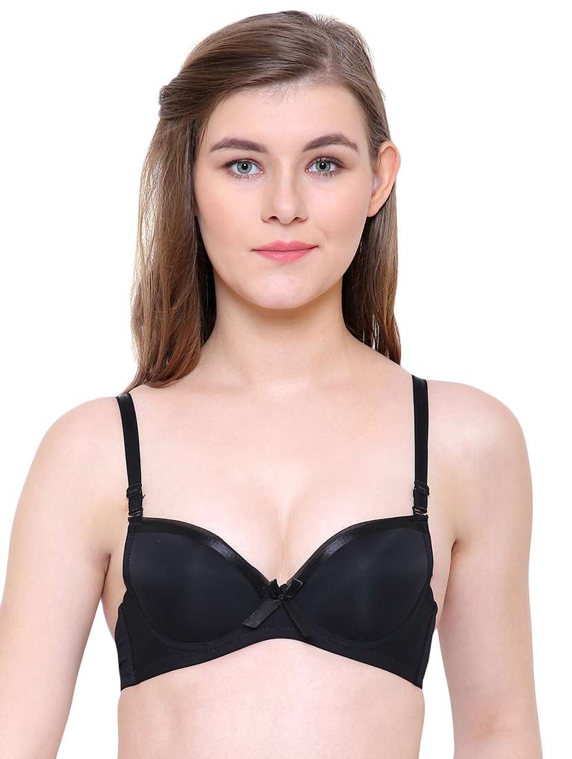 black push up bra