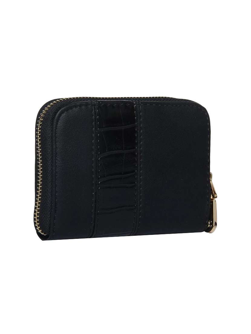 black leatherette wallet - 14797762 -  Standard Image - 1